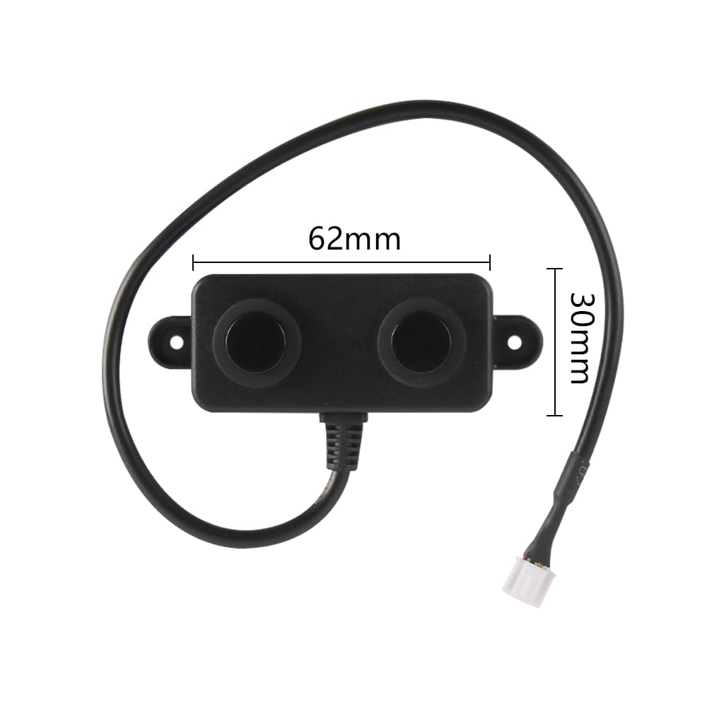 Ultraschall-Abstandssensor, DC 3,3 V bis 5 V, wasserdicht, Parkbelegungs-Fahrzeugdetektor, UART, automatische Erkennung, Reichweite 3 bis 450 cm