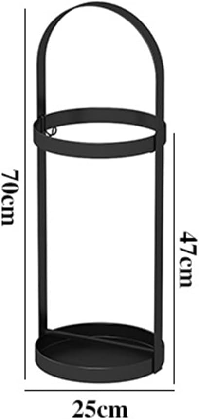 Household Umbrella Rack Porch Door Put Umbrella Storage Bucket Wrought Iron Shelf Drain Storage Rack