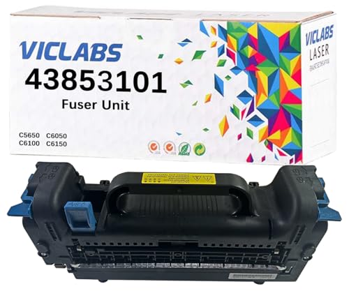 VICLABS 43853101 fuser Unit Replacement for Okidata 43853101 fuser Unit for use in Okidata C5650 C6050 C6100 C6150 VarioLink 2650 VarioLink 3050 Printers,110V (1- Pack)