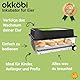 Okköbi OBI-36 Brutautomat für Hühner, Enten & andere Vögel + Temperaturkontrolle + Feuchtigkeitsanzeige + Brutautomat vollautomatisch + Integrierte Eierschale + 5 Jahre Schutz+ NEU