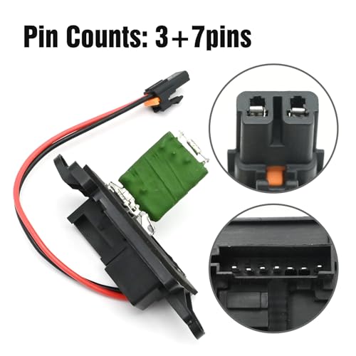 Image of Saihisday 22807122 HVAC Blower Fan Resistor Harness Kit for Manual AC Controls Replacement for Chevy, Cadillac, GMC Vehicles - Escalade, Avalanche, Silverado, Tahoe, Sierra, Yukon