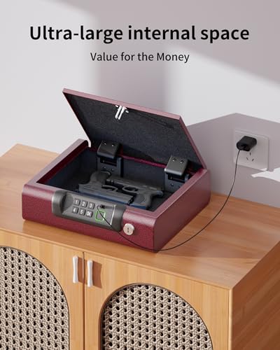 Image of BILLCONCH Gun Safe,Biometric Fingerprint Gun Safe for Handgun Pistol Safes