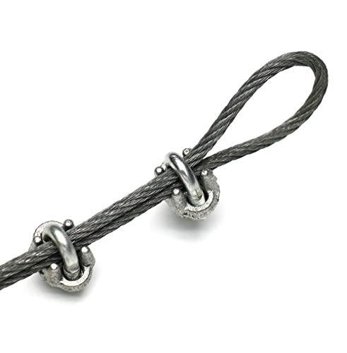 Castuvy 15 Pack Wire Rope Clamp/Wire Clamp 3/8" Galvanized, Hardware Rigging Wire Rope Lock #TOP4
