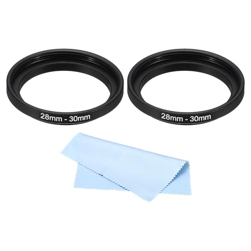 PATIKIL 28mm-30mm Metal Step Up Ring with Cleaning Cloth