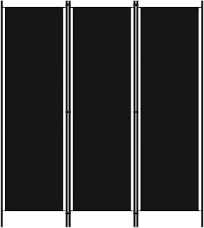 CIOURSTO Separador de Ambientes de 3 Paneles, Estructura de Tela y Hierro con Recubrimiento en Polvo, Plegable e Indepen...