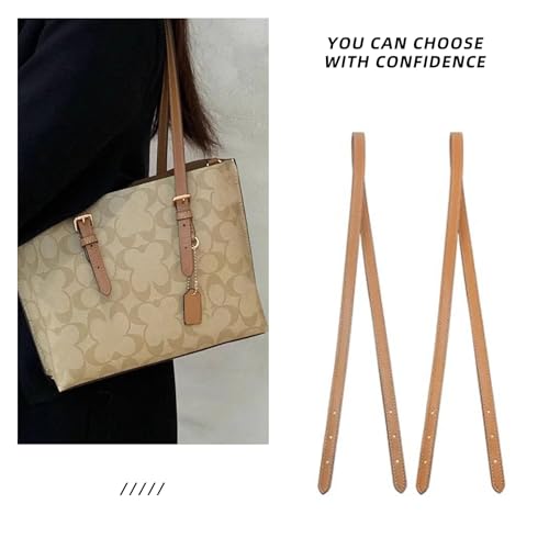 Image of Jiesinlov 2 Pcs Bag Microfiber Leather Strap Replacement Shoulder Straps for Mollie 25 Tote Handbag(Khaki)