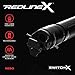 NEBO Redline-X Rechargeable Waterproof Flashlight: 1800 lumen, 4x zoom, Switch-X technology; patented paddle switching mechanism to operate the power mode and instant activation for TURBO and Strobe