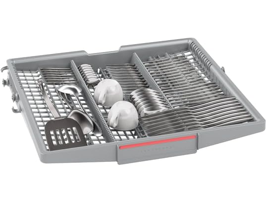 Bosch SMS6ZCI11F, Serie 6, Geschirrspüler 60 cm, freistehend, gebürsteter Stahl, Anti-Fingerabdruck