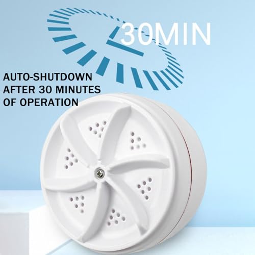 Mini portable USB Washing Machine | Sink Washing Machine Ultrasonic Turbo Washer for Clothes and Dishes. Perfect for Travel, Business, Camping, Home, College, RV, and Apartments - Image 6
