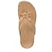 Vionic Women's Rest Bella II Toepost Sandal - Ladies Flip Flop with Concealed Orthotic Arch Support Gold Cork 8.5 Medium US