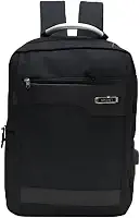 Mochila Notebook Fecho Reforçado Grande Executiva Viagem Bolsa Tecnologica Moderna Entrada Conector Cabo USB Escolar Faculdade Trabalho Alça Funcional Acolchoada Compartimentos Principal e Lateral