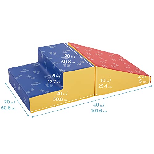 Ecr4Kids - Elr-12653 Softzone Little Me Play Climb And Slide, Primary (2-Piece) #TOP1