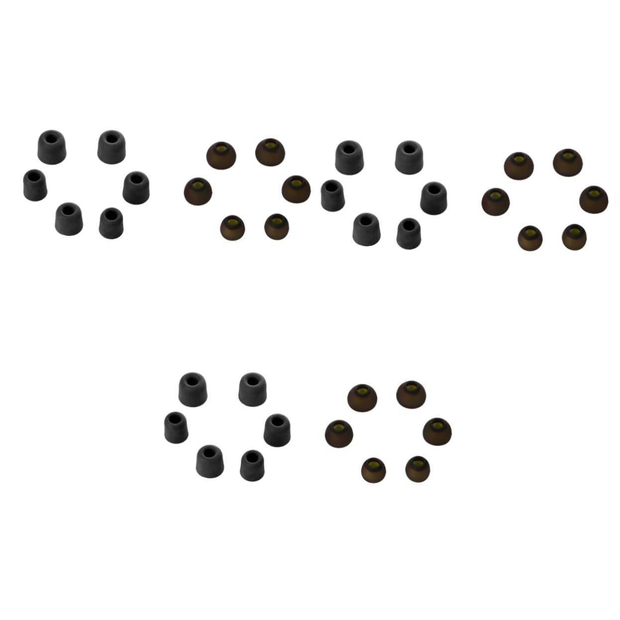 Hemobllo 3 Set Di Punte Auricolari Di Ricambio in Silicone Con Memoria Riduzione Del Rumore Cuffie Comode