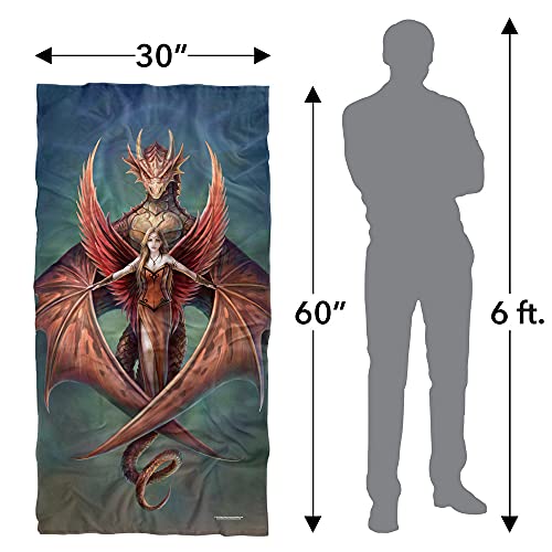 Trevco Anne Stokes Copperwing Officially Licensed Beach Towel 30" X 60" #TOP5