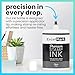 ExcelMark Stamp Ink – Ink Refill for Stamp Pads & Self-Inking Stamps - No Mess Precision Tip - Easy Re-Inking - Perfect for Crisp, Clear Impressions - 2 oz. - Black Ink
