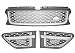 Kitt rrfga01fgs autobiografía rejilla + Aberturas Laterales 09 – 13 plata Facelift parrilla