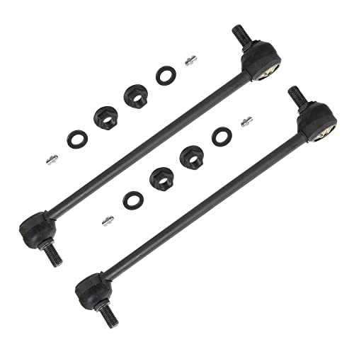 Image of Detroit Axle - FWD Front Strut with Coil Spring + Sway Bar Links Outer Tie Rods Replacement for 2011-2014 Toyota Sienna 3.5L