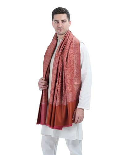 Image of Men's Kashmiri Wool Jamawar Shawl