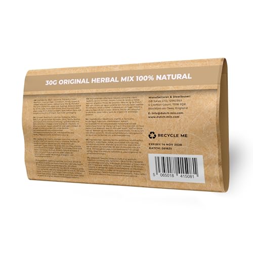 Dutch Mix Original - Stalk-free & Natural - 30g Quality Herbal Mix - Amsterdam Herbal Mix as used in Coffee Shops