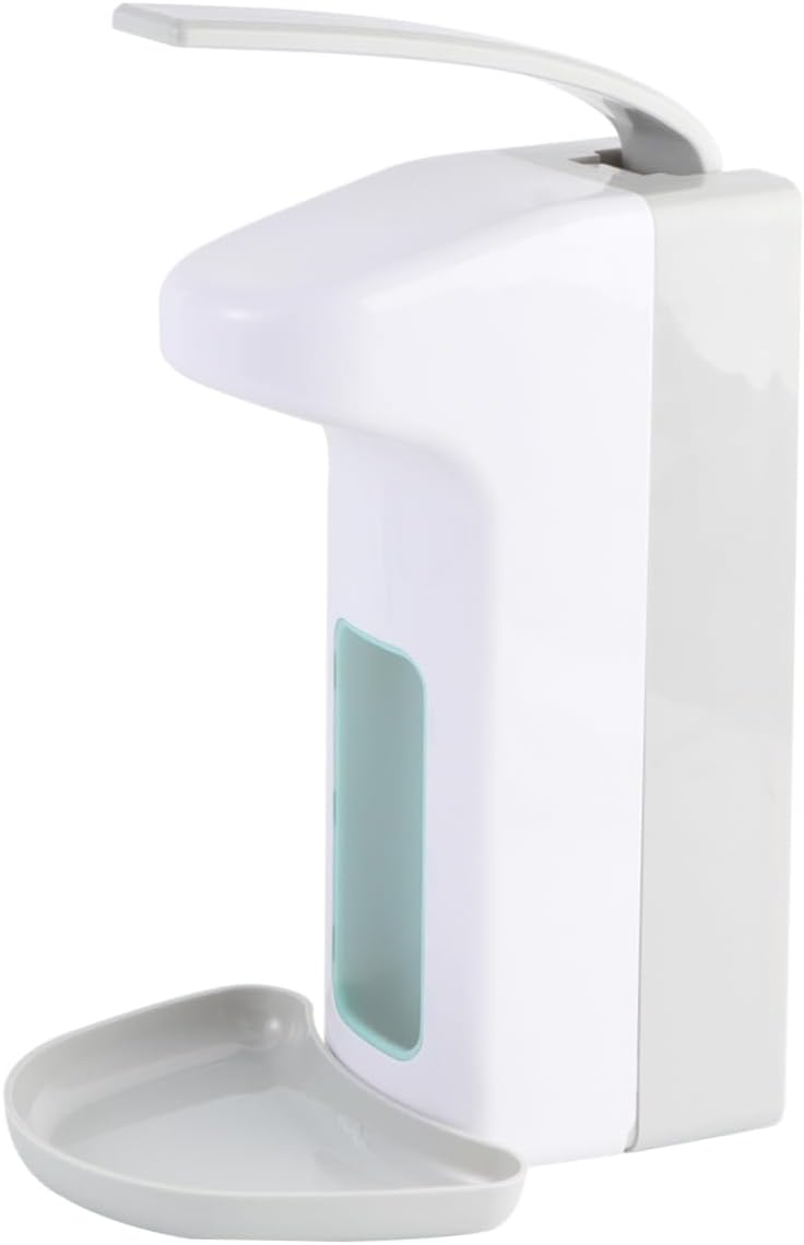1pc Wall Mounted Manual Soap Dispenser Elbow Pressing Hand for Hotel Hospital Kitchen and Bathroom Use and Material