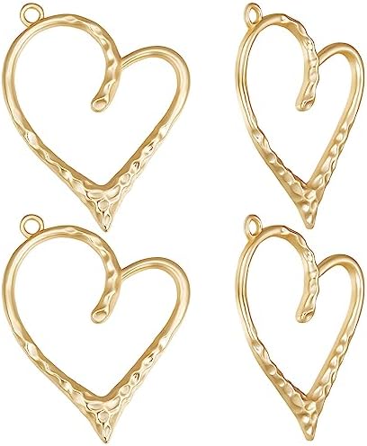 Beebeecraft 40 Ciondoli A Barra In Acciaio Inossidabile Placcato Oro 24K, 3.5x31.5mm, Con Anelli, Per Creare Gioielli - 3