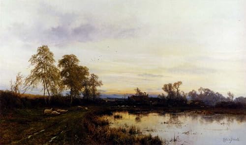 Peinture sur toile coucher de soleil pour réchauffer une chambre sombre
