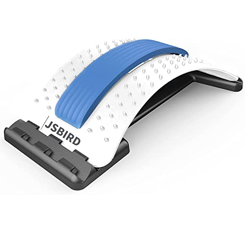 JSBIRD Back Stretcher with Adjustable Settings and Massager
