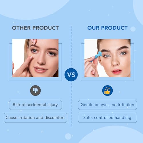 3 Pack - Small Portable Soft Contact Lens Removal & Insertion Tools - Silicone Rubber Eye Lens Inserter & Remover Device with Pincher End & Finger Grips - Safe & Easy to Use, Travel Size – 1.75" - Thumbnail 5