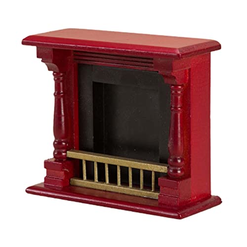 F Fityle 1/12 Dollhouse Miniature Modèle Cheminée Poupée Accessoires Décoration Faire Semblant de Jouer Micro Paysage Maison Meubles Jouets Salon Ornements