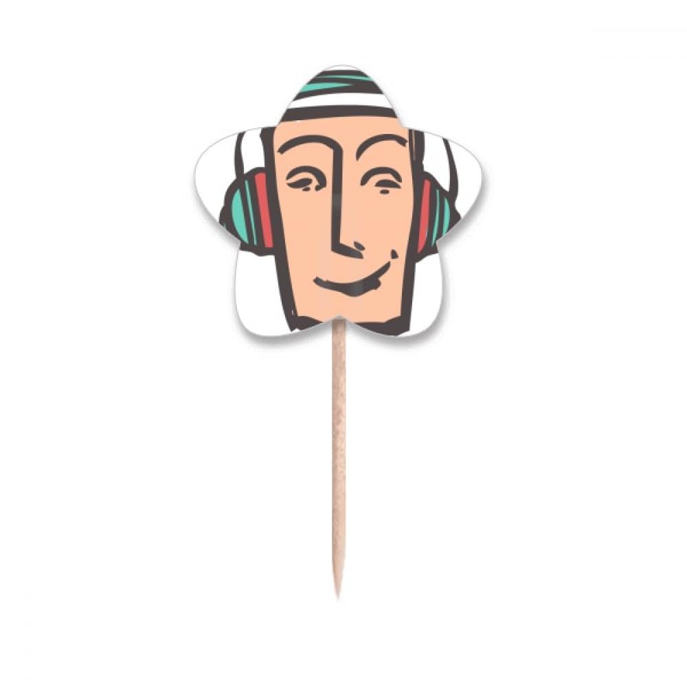 Casque visage croquis pour décorer vos tables de fête dînatoire
