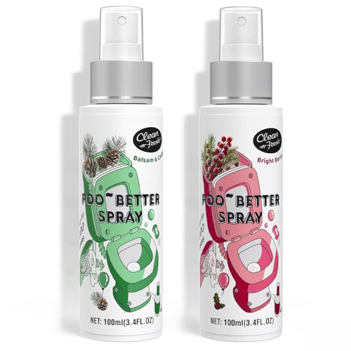 Clean-n-Fresh Toilet Spray, Holiday Pack Gift Set - 6.8 Fl