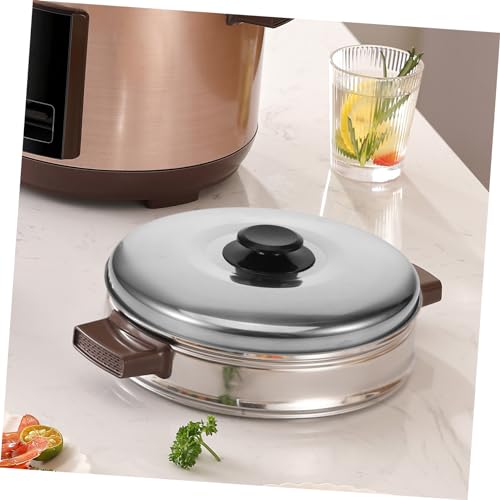 Luxshiny Tampa Da Panela De Arroz 4L Substituição De Aço Inoxidável Panela De Pressão Acessórios De