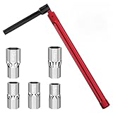 Fousenuk 13 mm Chiavi a Bussola Adattatore 8-12 mm, Chiave Rubinetto Lavello, Chiavi per Rubinetto Sottolavello, Chiave a Tubo, Utensile per L'installazione dei Rubinetti, per Lavabo, Bagno, Cucina