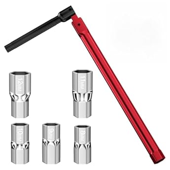 Foto di Fousenuk 13 mm Chiavi a Bussola Adattatore 8-12 mm, Chiave Rubinetto Lavello, Chiavi per Rubinetto Sottolavello, Chiave a Tubo, Utensile per L'installazione dei Rubinetti, per Lavabo, Bagno, Cucina