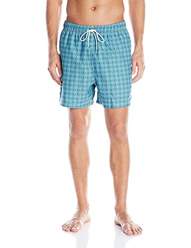 Nautica Men's Micro Floral Print Swim Trunk