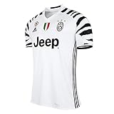 100% Polyester adidas Herren Juventus Turin Trikot, White/Black, S