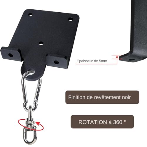Support de cintre de sac robuste pour boxe et sparring à la maison