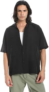 قميص نصف كم بخياطة ضيقة للرجال 979