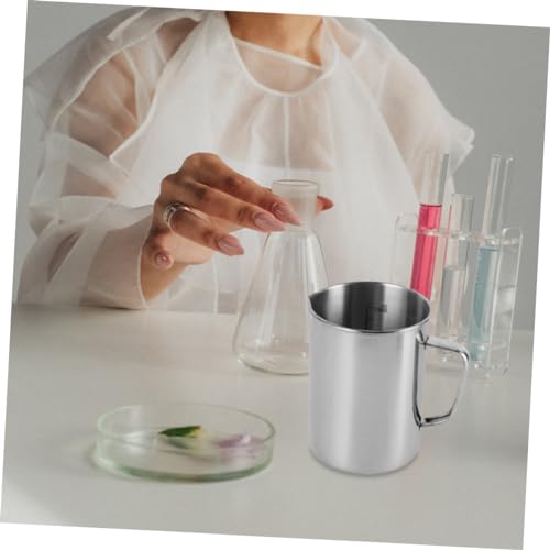 Tasse à mesurer inox avec graduation précise récipient pour laboratoire - 8