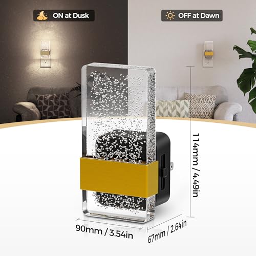Image of DORESshop LED Night Lights Plug into Wall, [2 Pack] Dimmable Nightlight