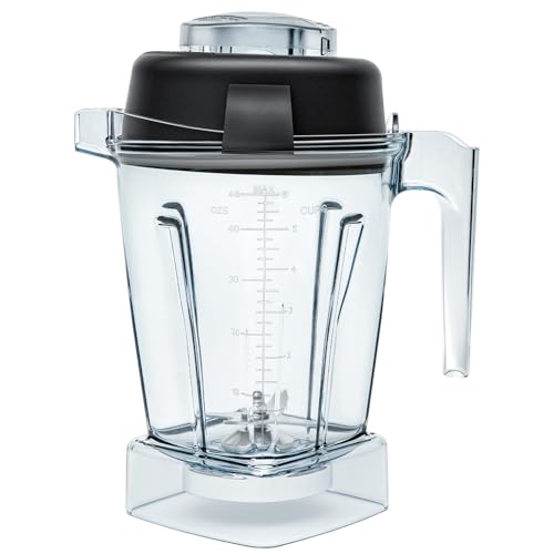 Blender Pitcher 48oz, Compatible with Vitamix 750 5300 5200 5000 7500 6300 Vm0102 Vm0103 Vm0197 E310 A-Series (A2500, A3500), Venturist Laser-Cut Stainless Steel Blades