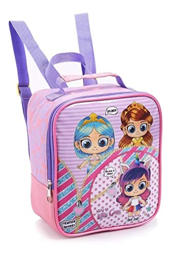 Kit Mochila Lol Infantil Escolar Girls Rodinhas G Seanite Roxo