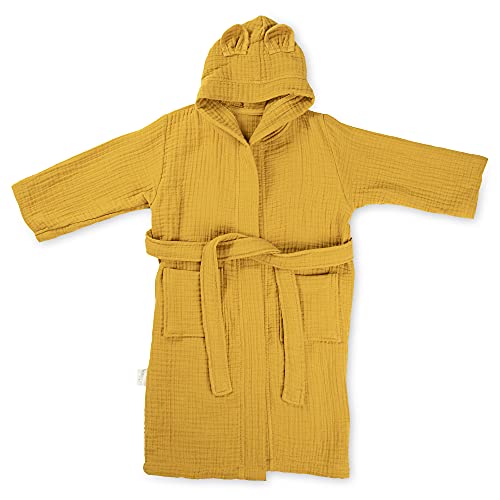 Natemia Organic Muslin Kids Hooded Cover-Up - Soft Beach And Pool Towel Cover-Up #TOP12