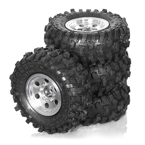 Pneus de roue en métal 51mm pour TRX4M : l'élégance de l'aluminium anodisé pour le crawler RC