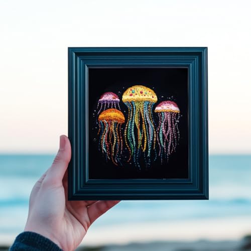 BENECREAT 4 folhas, 18 peças, padrão de bordado solúvel em água, design de papel de bordado em bastã