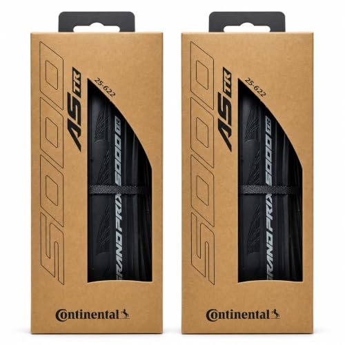 Image of Continental Grand Prix 5000 All Season TR - Tubeless Road Bike Tire | Conquer Every Season - BlackChili, Vectran Breaker, LazerGrip, Active Comfort Technology, 2 Pack