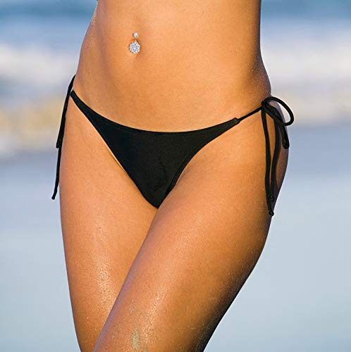 Sllaiss 14G Sterling Silver Flower Belly Button Rings Navel Rings For Women Navel Piercing Jewelry Belly Piercing Cubic Zirconia Belly Rings For Women #TOP3