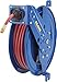 Coxreels Side Mount Reel w/Guide Arm, EZ-Coil Safety System Equipped 3/8"X25
