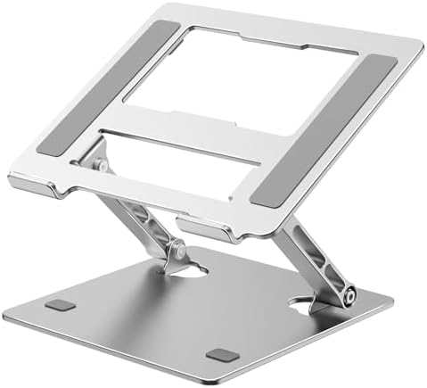 Laptop Stand for Desk Adjustable Laptop Riser Holder, BEIFOER Aluminum Foldable MacBook Stand, Heavy Stable PC Elevator Mount Compatible with Air/Pro, Dell, HP, Lenovo and All Notebooks (10-15.6″) Laptop Stand for Desk Adjustable Laptop Riser Holder, BEIFOER Aluminum Foldable MacBook Stand, Heavy Stable PC Elevator Mount Compatible with Air/Pro, Dell, HP, Lenovo and All Notebooks (10-15.6″)
