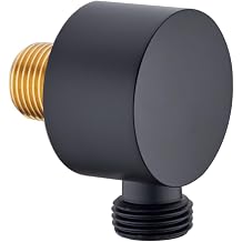 Brass Wall Mount Shower Drop Ell, 1/2" NPT Handheld Shower Hose Connector